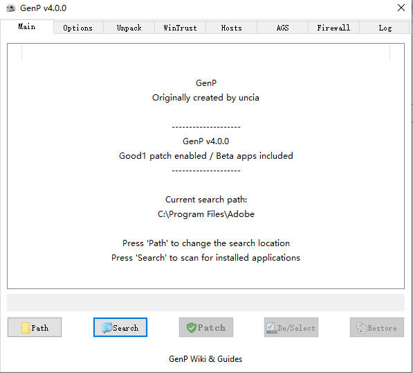 Adobe GenP 4.0.0-玉桂狗